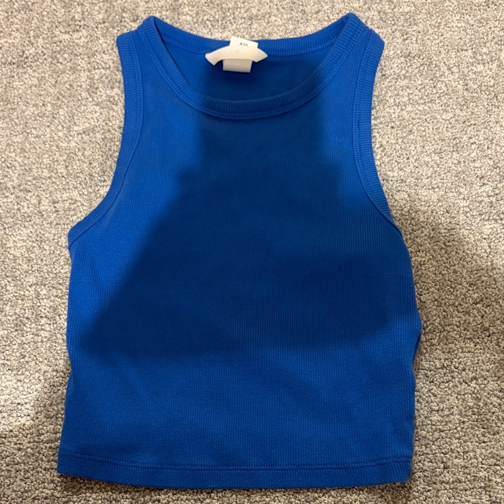 H&M Vibrant Blue Crop Top